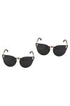 GALPADA 2 Pièces Lunettes De Soleil Lunettes De Mode Pour Femmes Espejuelos Para Mujer Lunettes Polarisantes Lunettes De Fête