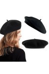 Bérets,Beret,Femme Béret,Beret Femme,Beret Basque,Beret Noir,Francais Beret,Femme Vintage Béret,Beret Avec Cachemire,Laine Ch