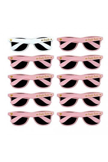 Lunettes de soleil pour enterrement de vie de jeune fille, rose
