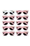 Lunettes de soleil pour enterrement de vie de jeune fille, rose