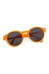 Bilge Karga Miloje Lunettes de Soleil Femme Homme Unisexe UV400, Orange