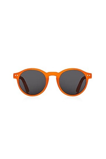 Bilge Karga Miloje Lunettes de Soleil Femme Homme Unisexe UV400, Orange