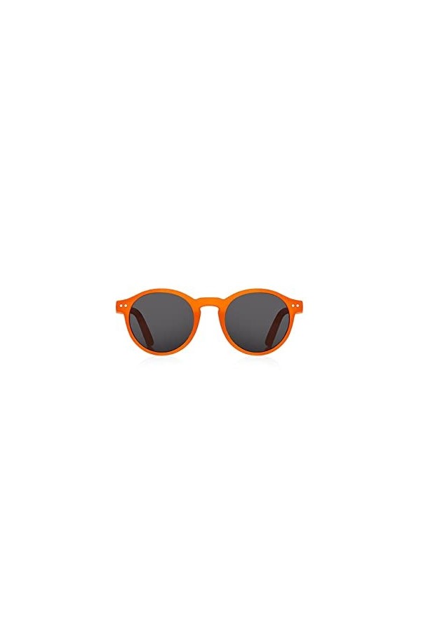 Bilge Karga Miloje Lunettes de Soleil Femme Homme Unisexe UV400, Orange