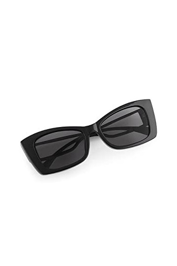 Bilge Karga Bevans Lunettes de soleil pour homme et femme UV400, Noir
