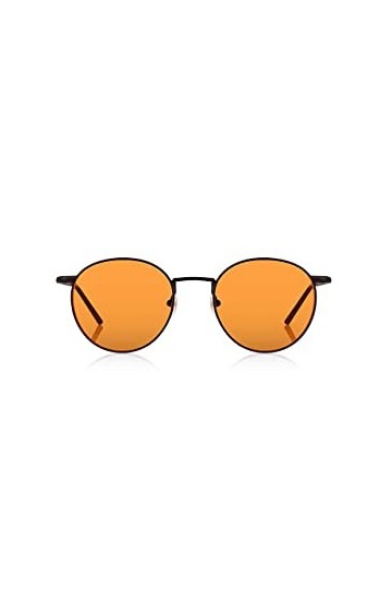 Bilge Karga Gabriel Lunettes de soleil pour homme et femme UV400, Noir