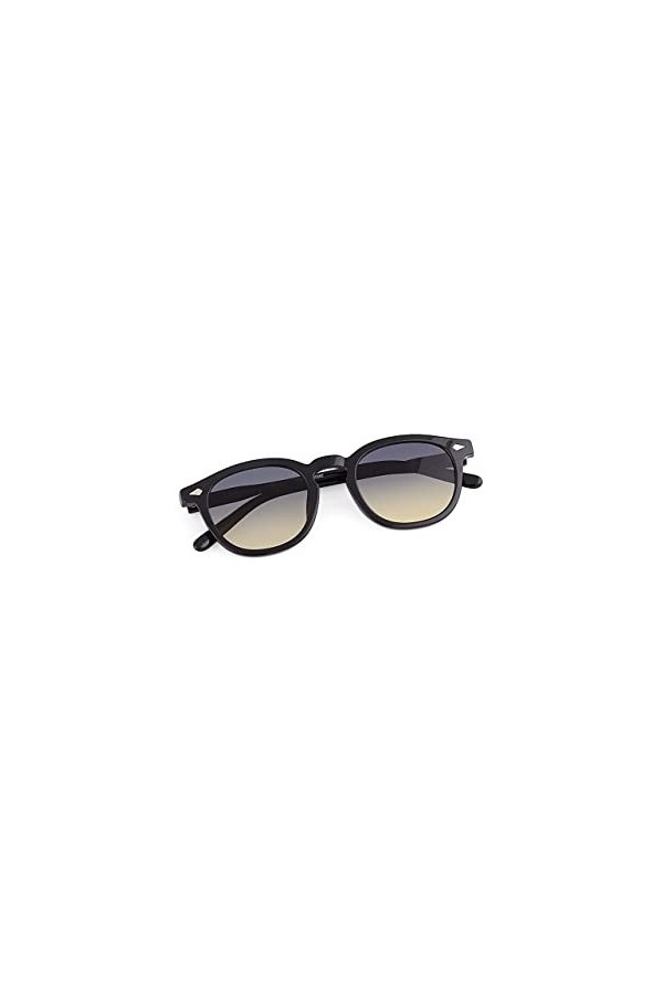 Bilge Karga Firoz Lunettes de soleil polarisées UV400 pour homme et femme, Noir