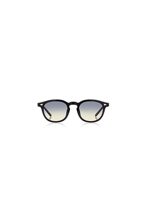 Bilge Karga Firoz Lunettes de soleil polarisées UV400 pour homme et femme, Noir