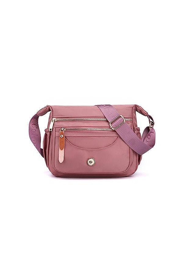 FANDARE Ultraléger Sac bandoulière Femme Sac Besace Sac Porté épaule Sacs à bandoulière avec bandoulière Large réglable Sac d