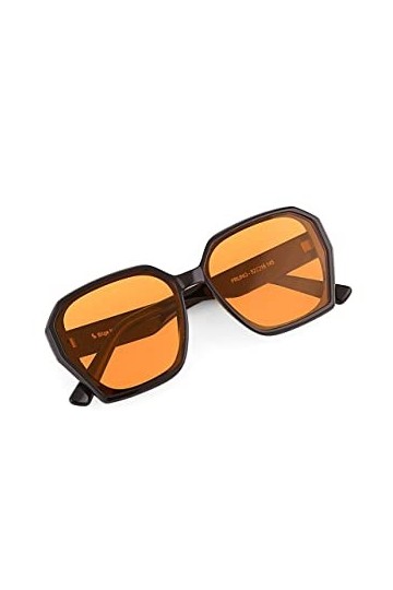 Bilge Karga Pruno Lunettes de soleil unisexe UV400, Noir