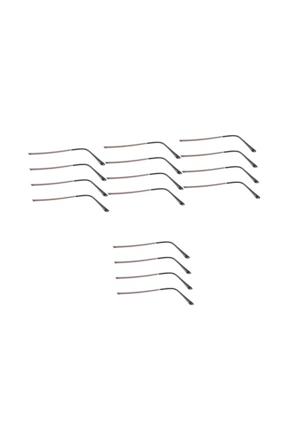 Homoyoyo 8 Paires Jambes De Lunettes Temple Des Lunettes De Soleil Pièces De Rechange Pour Lunettes De Soleil Kit De Réparati