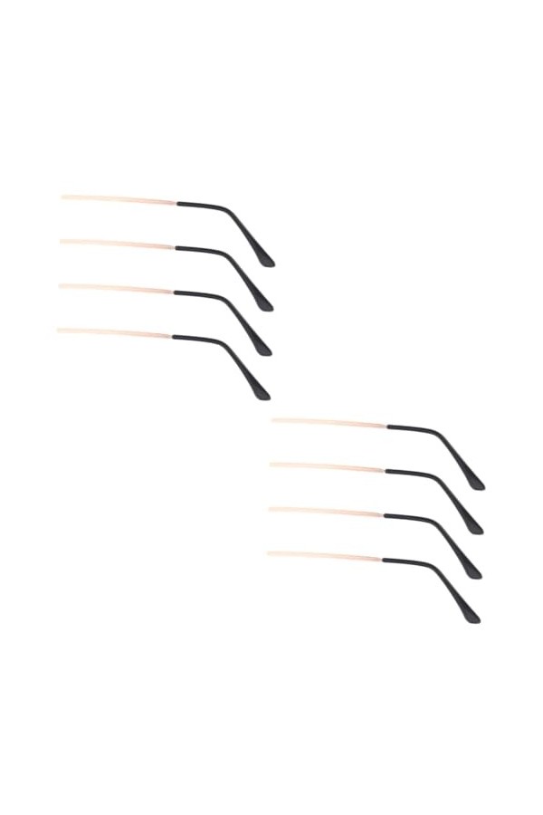 Homoyoyo 8 Paires Jambes De Lunettes Temple Des Lunettes De Soleil Pièces De Rechange Pour Lunettes De Soleil Kit De Réparati