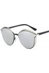 NIUASH Lunettes de Soleil polarisées Mode Femme Couleur Lunettes de Soleil polarisées Femmes Oeil de Chat Lunettes de Soleil 