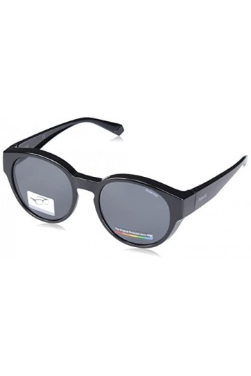 Polaroid Ancillaries PLD 9017/s Sunglasses, 08A/M9 Black Grey, 55 Unisex