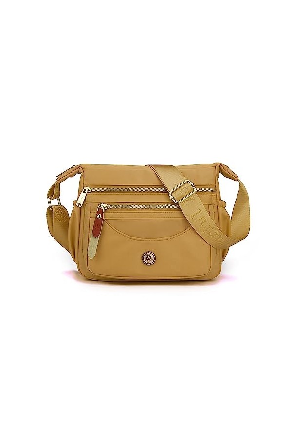 FANDARE Ultraléger Sac bandoulière Femme Sac Besace Sac Porté épaule Sacs à bandoulière avec bandoulière Large réglable Sac d