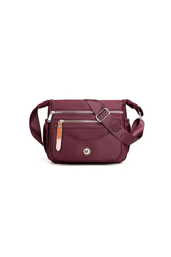 FANDARE Ultraléger Sac bandoulière Femme Sac Besace Sac Porté épaule Sacs à bandoulière avec bandoulière Large réglable Sac d