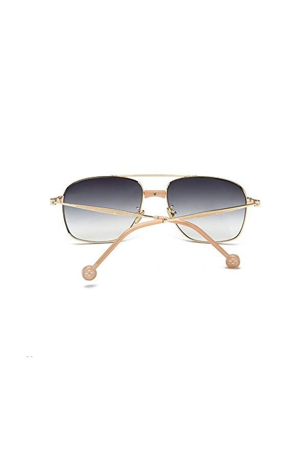 Kbcigwxxs Unisexe Hommes Femmes Carré En Métal Lunettes De Soleil Sans Monture Gradient Lentille Lunettes De Vue En Plein Air