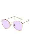 SUYGGCK Lunettes de Soleil Polarisées Lunettes De Soleil pour Femmes Lunettes De Soleil Métalliques pour Hommes Color Shade S
