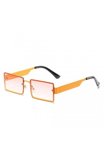 HCHES Femmes rétro garniture coupe lunettes de soleil hommes vapeur punk lunettes océan lentille carré petites lunettes de so