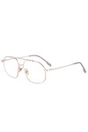 MUTYNE Rétro Métal Double Ponts Femmes Polygone Carré Lunettes de Soleil Nuances UV400 Hommes Clair Dégradé Lunettes de Solei