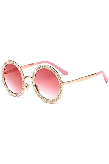 NIUASH Lunettes de Soleil polarisées Lunettes de Soleil Femmes Accessoires de Lunettes de Mode Diamant Oeil de Chat Rond Cadr