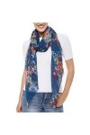 MELIFLUOS DESIGNED IN SPAIN Écharpe foulard pour femme légère à motif cachemire pour lautomne hiver Écharpes châle Wrap