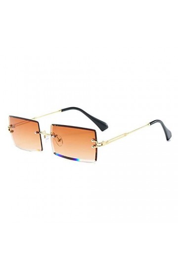 ANICHE Lunettes de soleil pour femmes, Shades alliage de mode Lunettes de soleil cerclées Populaire Rectangle Femmes Hommes U