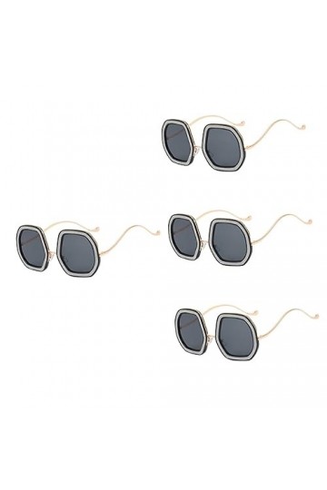 BESPORTBLE 4 Pièces Lunettes De Soleil En Diamant Lunettes De Soleil De Mode Pour Femmes Lunettes Dété Lunettes De Soleil Su