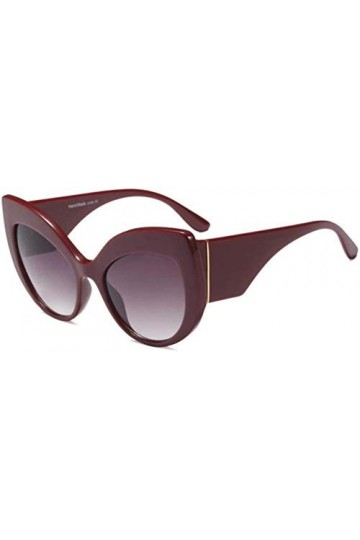 NIUASH Lunettes de Soleil polarisées Femmes S Noir Cat Eye Lunettes De Soleil Rétro Cadre Dames Lunettes De Soleil pour Femme