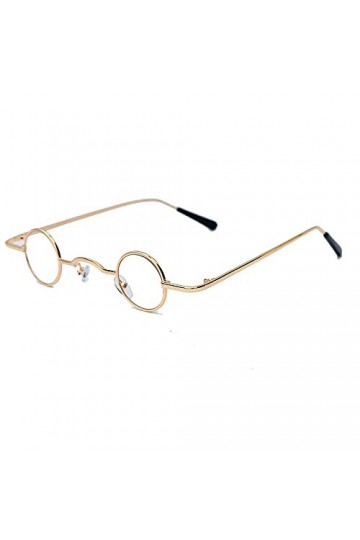 KUELXV Lunettes de soleil &nbsp;Rétro Petites Lunettes De Soleil Rondes Femmes Punk Lunettes De Soleil Hommes UV400 Conduite Steam