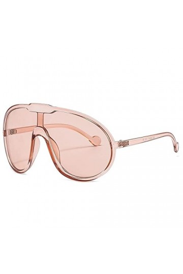 One Piece Shield Lunettes de Soleil pour Femmes surdimensionnées Arc Lunettes de Soleil Hommes Hip Hop Gradient Shades, Champ