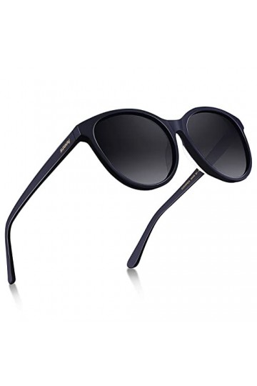 AVAWAY Lunettes de Soleil Femme Polarisées Oeil de chat UV400 Protection Voyager pêche Conduire AV201