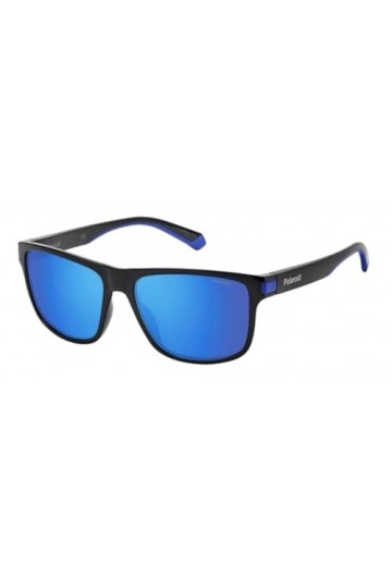 Polaroid PLD 2123/s Sunglasses, D51/5X Black Blue, L Unisex