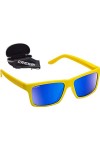 Cressi Bahia Floating Sunglasses Lunettes de Soleil de Sport Flottantes Polarisées Anti UV 100% Unisex-Adult, Jaune/Verres Mi