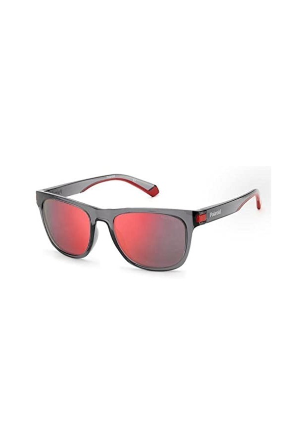 Polaroid PLD 2122/s Sunglasses, 268/OZ Grey Red, L Unisex
