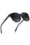 AVAWAY Vintage Polarisées Femme Lunettes de Soleil Homme Lunette Soleil Rétro Protection UV400 pour Conduire Voyager