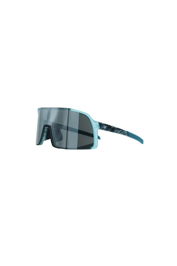 SURF MONKEY Lunettes de soleil Sport Homme/Femme - TR90 - Lunettes légères pour Vélo et Sports de Plein Air Vert 