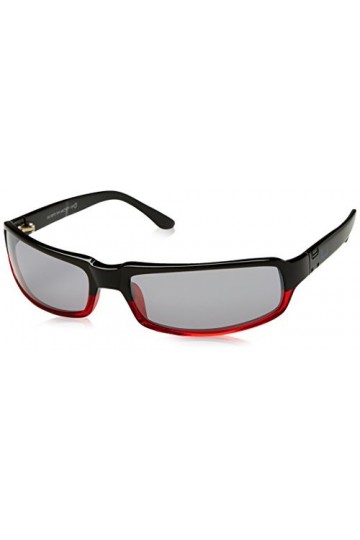 Adolfo Domínguez Ua-15073-574 Lunettes de soleil Noir/rouge 65 pour femme