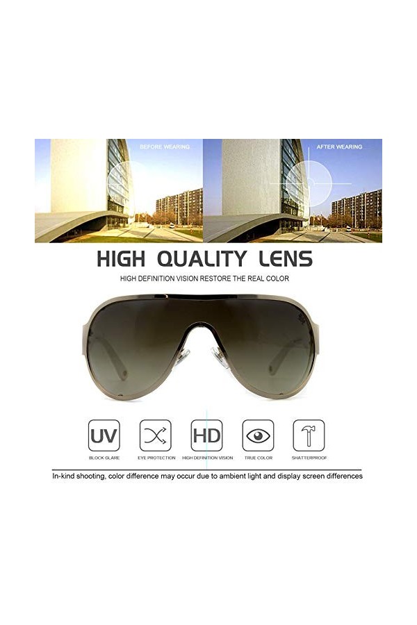 CARMIM Hommes femmes vogue lunettes de soleil wrap conception métal mode cool plein air cyclisme randonnée populaire lunettes