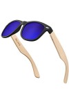 Balinco Set de lunettes de soleil en bambou pour hommes et femmes - avec lentilles polarisées TAC pour une vision intense - d