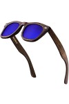 Balinco Lunettes de soleil en bambou - avec verres TAC polarisés et protection UV - pour une vision intense - durables, durab