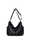 FANDARE Rétro Sacs Portés Epaule Femme Sac Bandoulieres Hobo Sacoche Étanche Cuir PU pour Achats Fête École Voyage Crossbody 