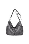 FANDARE Rétro Sacs Portés Epaule Femme Sac Bandoulieres Hobo Sacoche Étanche Cuir PU pour Achats Fête École Voyage Crossbody 