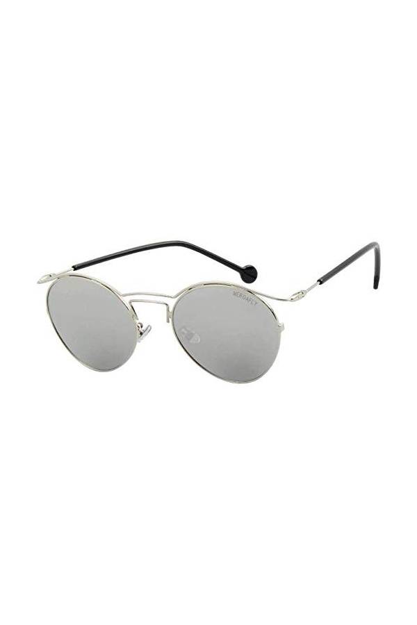 ZYIZEE Lunettes de Soleil Lunettes de Soleil Rondes Femmes évider Lunettes de Soleil Femme Mode été Lunettes de Soleil Uv400-