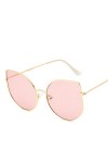 SAGIUSDM Lunettes de Soleil pour Femmes Lunettes de Soleil rétro pour Femmes Lunettes pour Dames, Gold Tea