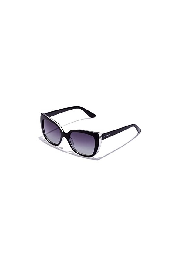 HAWKERS Mixte Brigitte Lunettes de Soleil, Grey Polarized · Black CT, Adulto