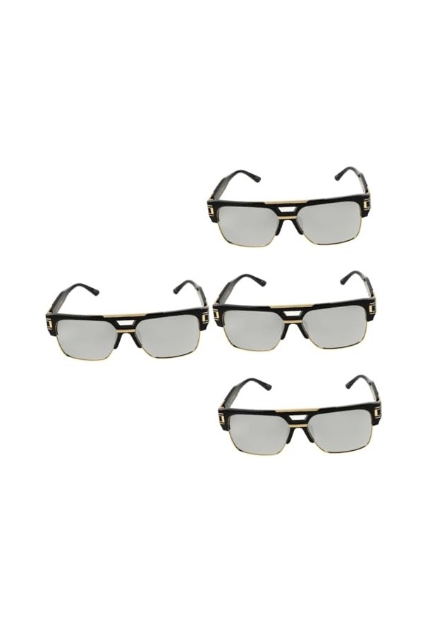 Holibanna 4Pcs Lunettes De Soleil Pour Hommes Lunettes De Plage Lunettes De Soleil Flottantes Lunettes De Soleil En Métal Pou