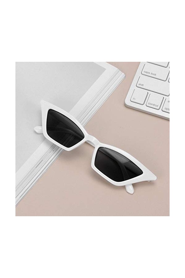 SAGIUSDM Lunettes de Soleil Vintage pour Femmes À la Mode Petit Cadre Lunettes de Soleil Lunettes de Soleil Street Eyewear Tr