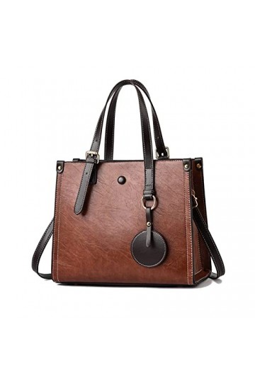 FANDARE Sac à Main Femme Sac à Bandouliere Sacs Portés Épaule PU Cuir Sac Messager Multi Poches Sac Fourre Sacoche pour Voyag