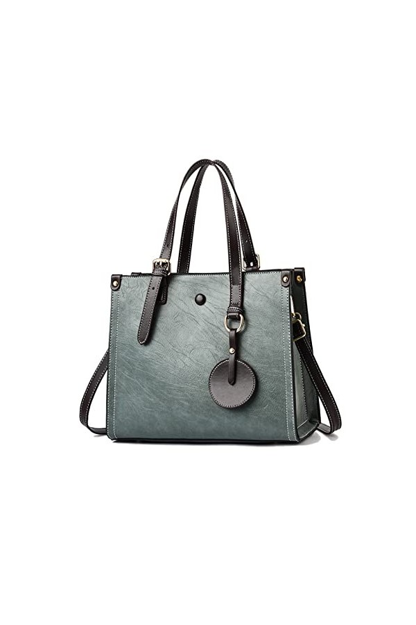 FANDARE Sac à Main Femme Sac à Bandouliere Sacs Portés Épaule PU Cuir Sac Messager Multi Poches Sac Fourre Sacoche pour Voyag