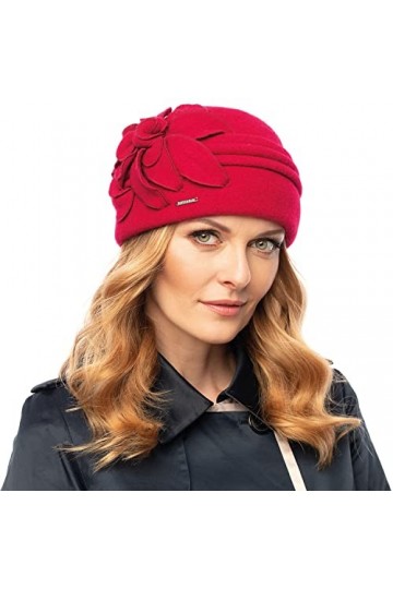 VIVISENCE Bonnet Toque Classique Et Élégant Handmade 7071, Rose,UNI